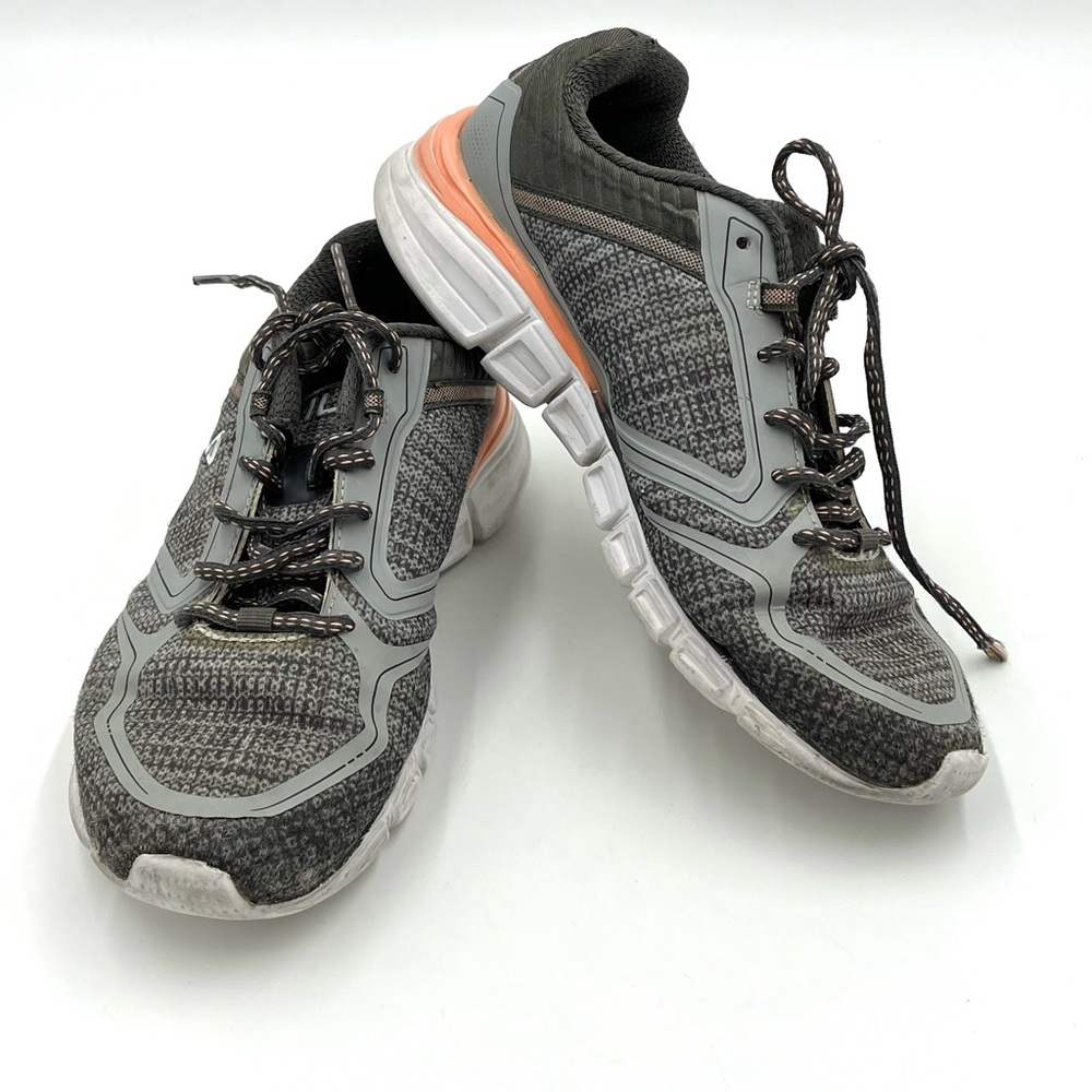 Fila Eva Gray & Orange Gray and Orange Athletic Shoes Size 8.5